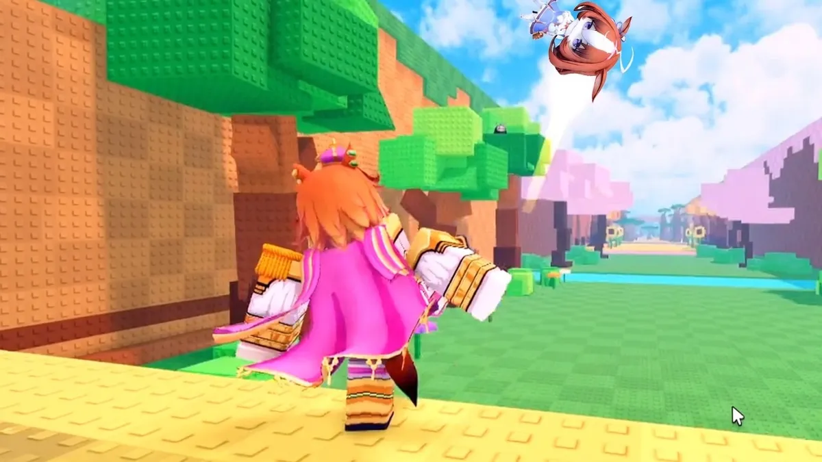 The kick track where Lucky Uma Blocks land β the only route to rolled units like Gold Ship. No unit-specific screenshot has been published yet.